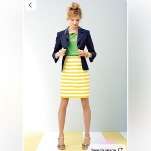 Kate Spade Barry Striped Mini Skirt Size